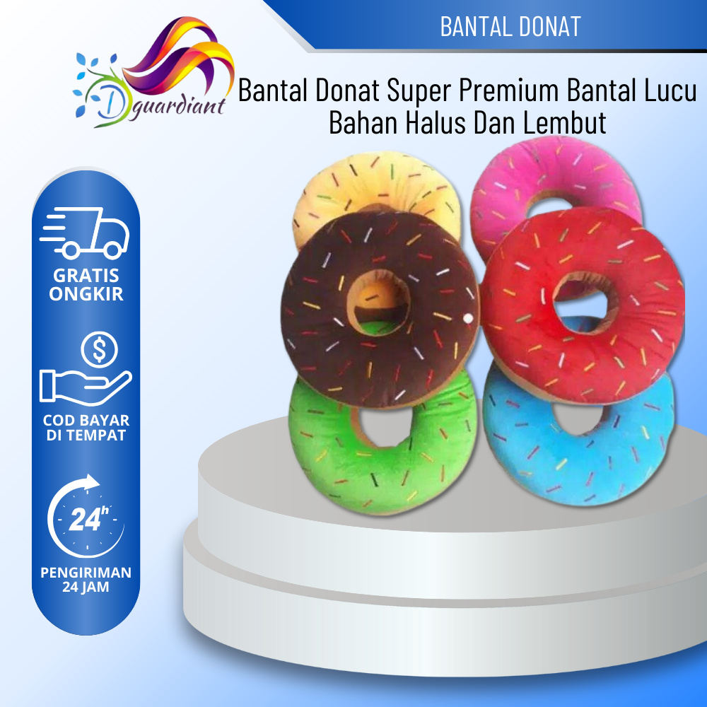 Bantal Donat Super Premium Bantal Lucu Bahan Halus Dan Lembut Enak Buat Bersantai