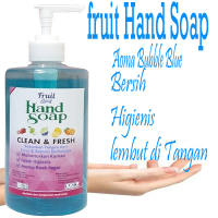 SABUN CUCI TANGAN FRUIT HAND SOAP BTL PUMP BUBBLE BLUE ISI 500 ML