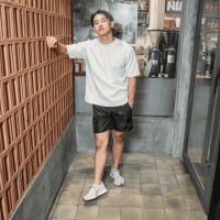 BAPIN Celana Boardshort Pendek Pria Polos Radzer