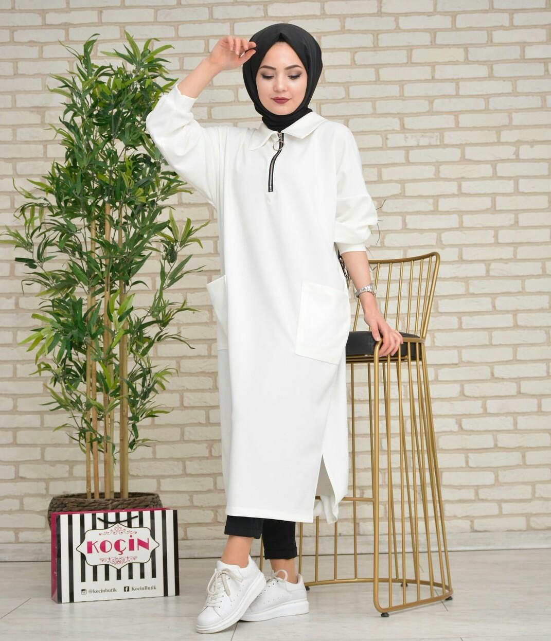 Baju Muslim Modern GANESHA TUNIK Bahan Mosscrape Baju Tunik Baju Atasan Modern Terbaru Fashion Wanita Baju Kerja Best Seller Pakaian Perempuan Casual Hijab Trendy Muslimah Simple Top Termurah Baju Kekinian Modis Baju Modern Dan Terbaru 2019