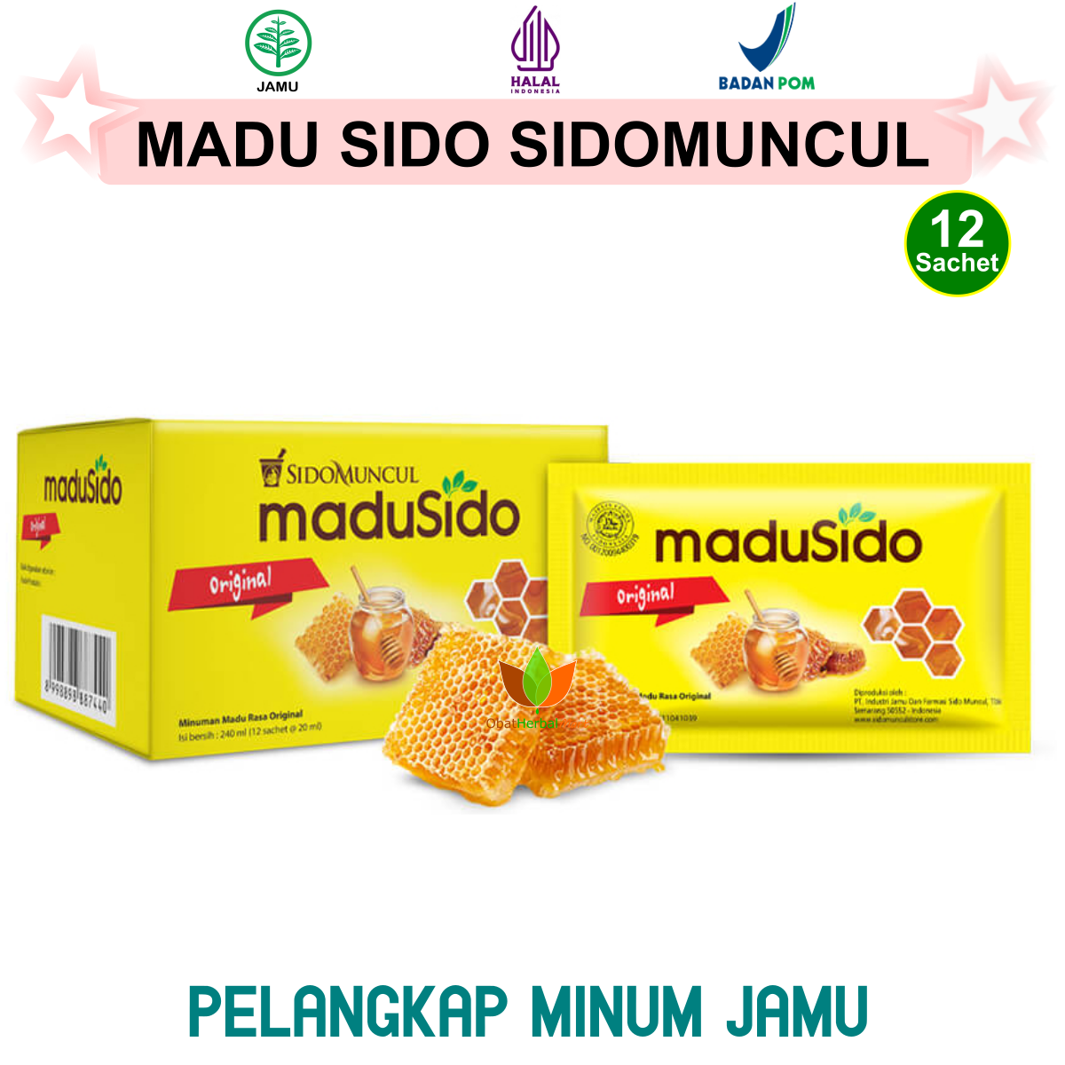 SIDOMUNCUL JAMU BERSALIN 10 SACHET OBAT HERBAL PASCA MELAHIRKAN SETELAH NIFAS HABIS KEGUGURAN 40 HARI PENAMBAH NAFSU MAKAN PELANCAR ASI BUSUI IBU MENYUSUI