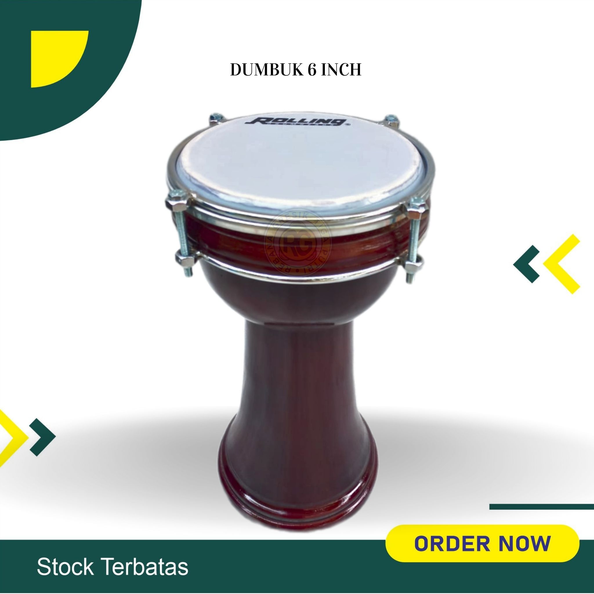 Darbuka Kecil Mini Anak Ukuran 6 inch