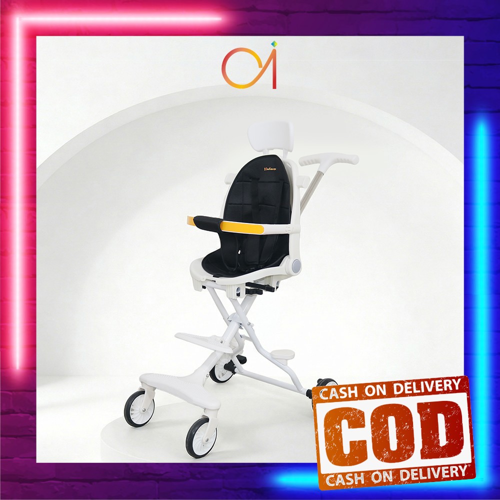 AI-C772 Perlengkapan Bayi Portable Stroler Roda 4 Import / Kereta Dorong Bayi Lipat Dua Arah