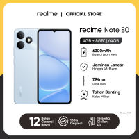 realme Note 80 4GB+8GB*|64GB (Desain Tangguh | 6300mAh Baterai | Proteksi ArmorShell™ | Jaminan Lancar Hingga 48-bulan | IP54)