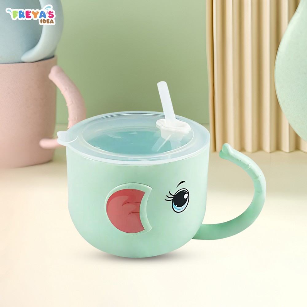 FR-C381 C382 Gelas Jerami Mug / Gelas Minum Anak Anti Tumpah Bahan Jerami / Baby Cup / Cangkir Anak