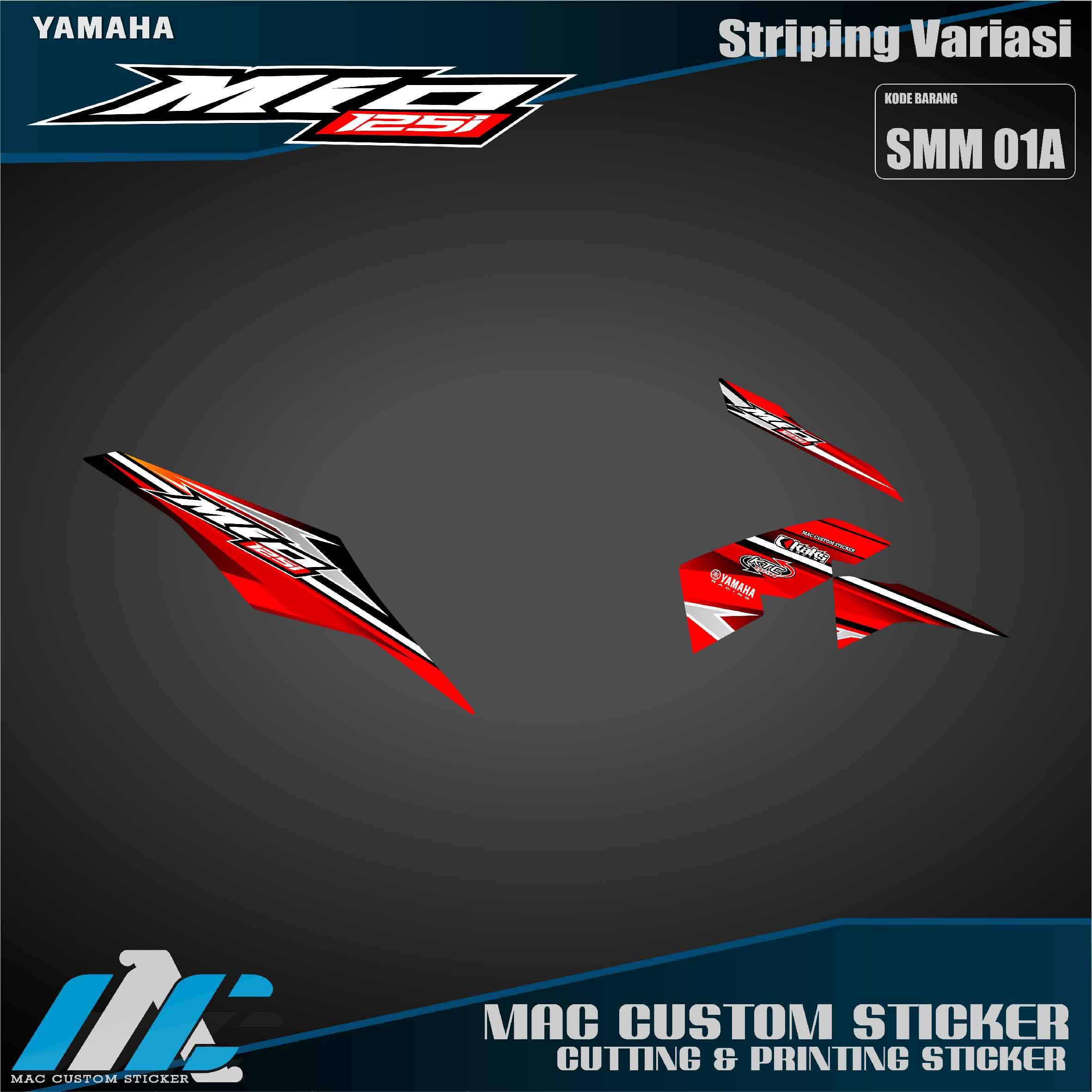 STRIPING VARIASI YAMAHA MIO 125i / MIO M3 - SMM 01 striping variasi yamaha mio 125i / mio m3 – smm 01