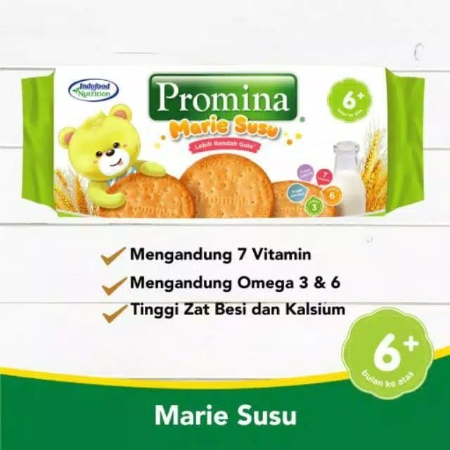 PROMINA MARIE SUSU REGAL 6+ 150GR BISKUIT SNACK BAYI CEMILAN MPASI