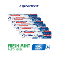 [Paket isi 6] Ciptadent Pasta Gigi Maxi 12 Plus Jumbo Size 225gr