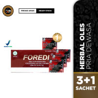 Foredi Gel 1 Box Isi 4 Sachet - Gel Oles Pria Tahan Lama Original BPOM