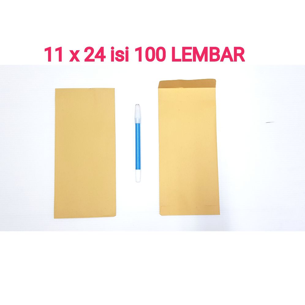 Amplop Coklat Gaji Kabinet ( Isi 100 Lembar )