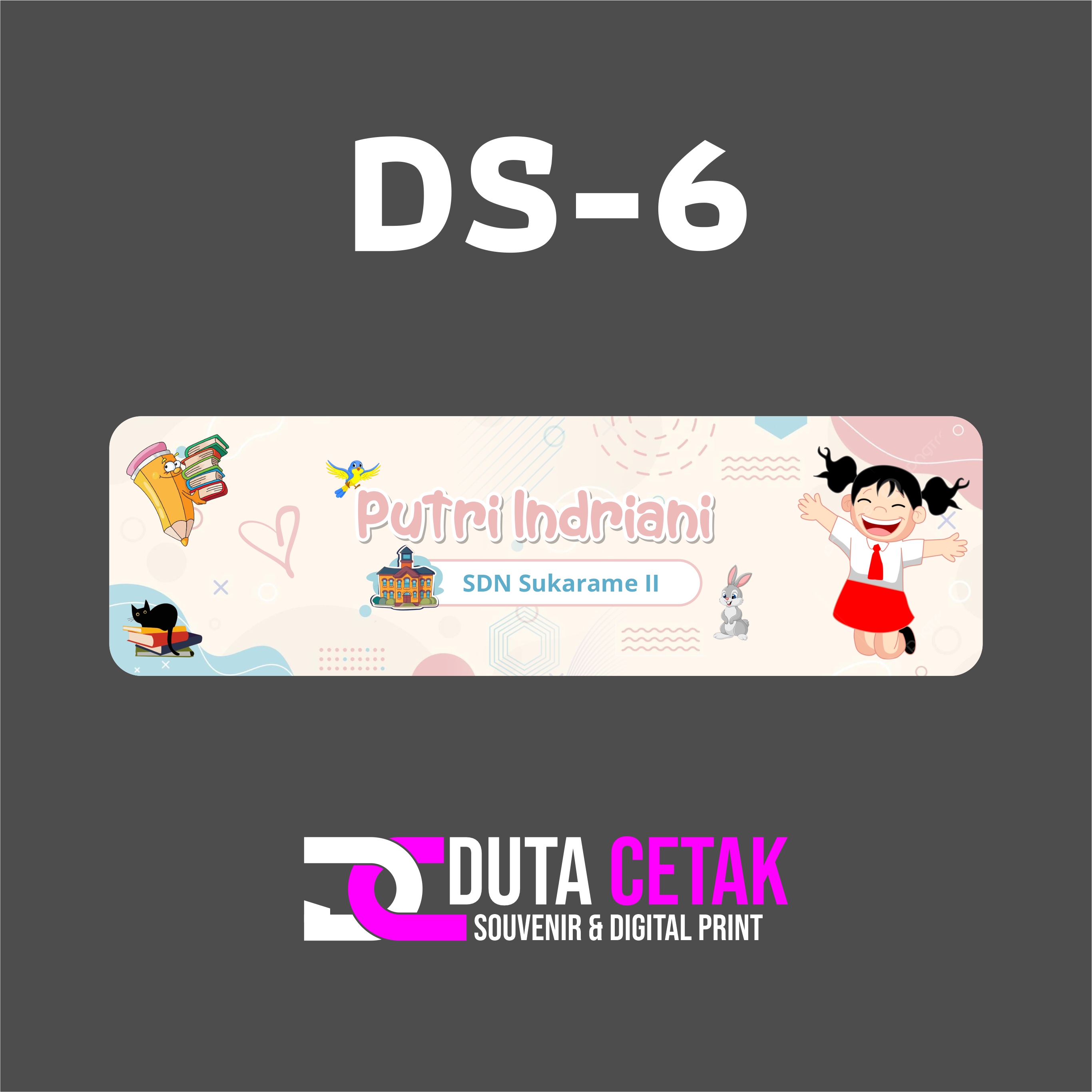Tempat Pensil / Kotak Box Pensil Custom Gambar Sesuai keinginan