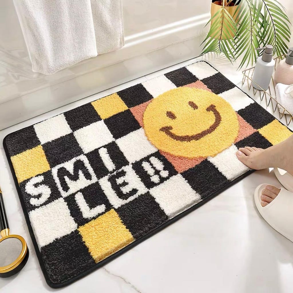 Keset Bulu Keset Kamar Mandi Kamar Tidur Ukuran Jumbo 40x60cm Bahan Halus Panjang Tebal Anti Slip