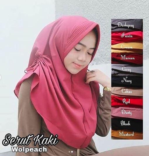 Hijab Instan Serut Kanan Kiri Tutorial Hijab Terbaru