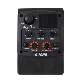 Cherub G-Tone GT-5 Gitar Akustik Preamp Piezo Pickup 3-Band EQ