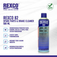 REXCO 82 SPARE PART & BRAKE CLEANER 500 ML/ 395 G/ 16.9 FL OZ