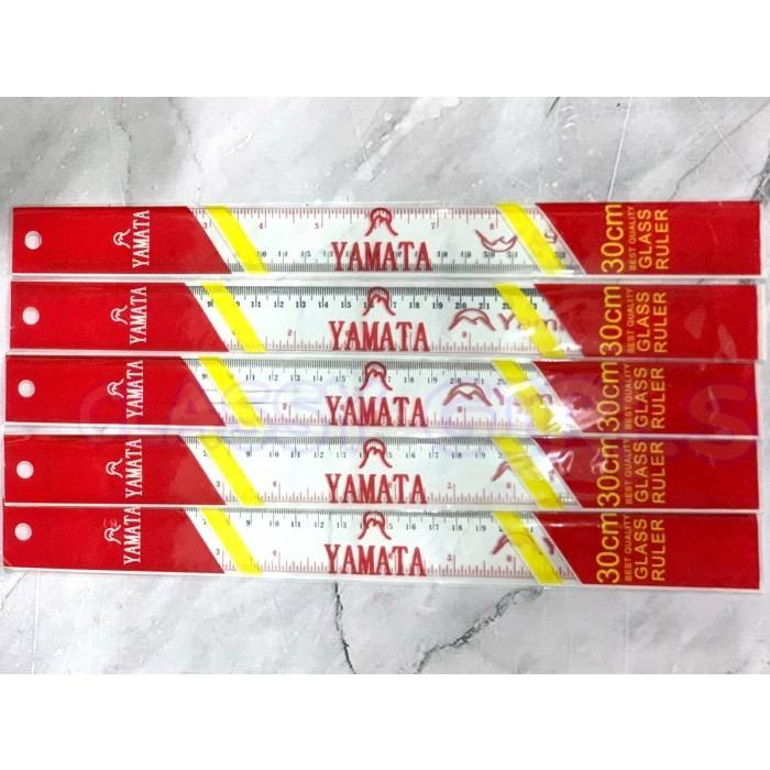 SERBA5000-Penggaris Panjang 30cm Mika Bening Murah