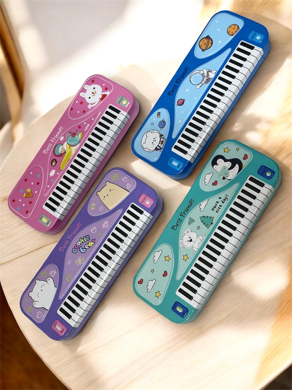 Tempat Pensil Kaleng Piano 2 Susun 205 x 75 x 28 Cm