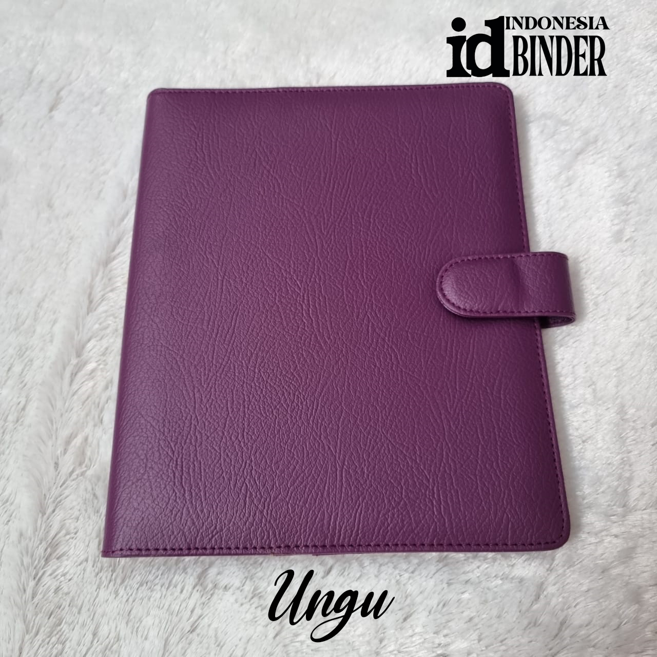Binder Polos Kulit Jeruk A5 Ring 6