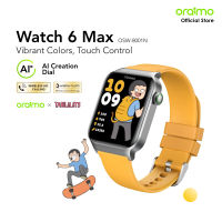 oraimo x Tahilalats Smartwatch Watch 6 Max OSW-8001N  1.83″TFT Full Touch Screen  Jam Tangan Bluetooth With AI Dial 105+ Mode Olahraga Sport Waterproof IP68