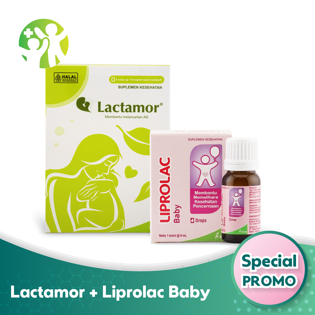 Special Bundle Lactamor + Liprolac Baby - Paket Lengkap Kesehatan Ibu Menyusui dan Bayi