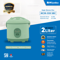 Miyako MCM-559 SBC Rice Cooker Nanoal Anti Lengket 2 Liter 3 In 1 - Minty Green