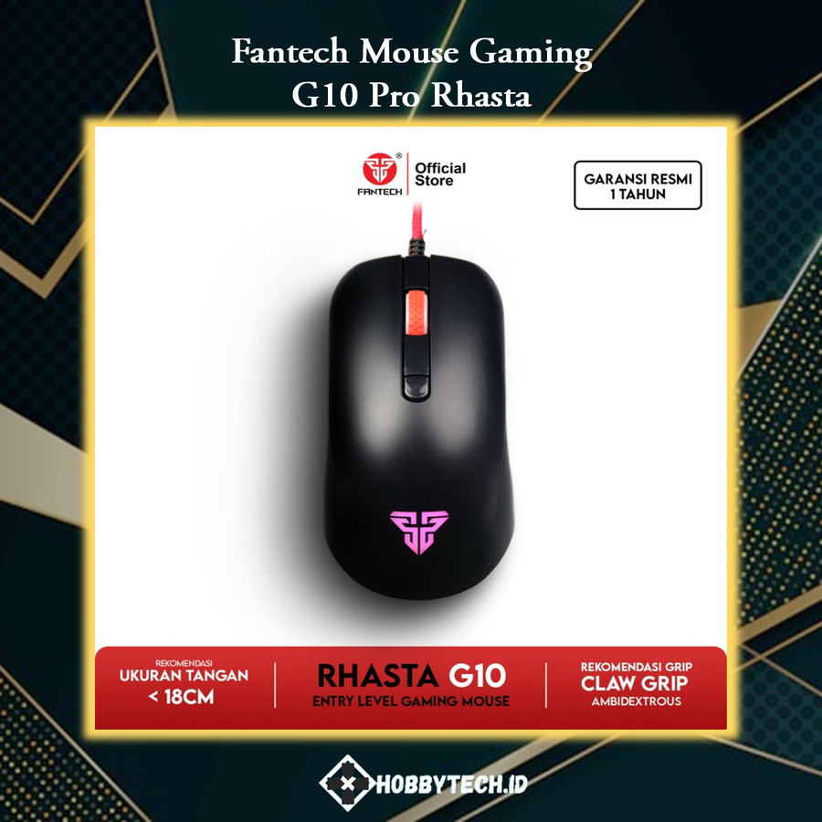 Fantech Mouse Gaming RHASTA G10 PRO - Hitam