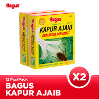 [Twin Pack] Bagus Kapur Ajaib 2 Packs (6 Pcs/Pack) - Anti Kecoa & Semut