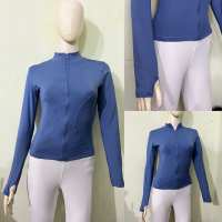 Jaket Fit Body Wanita Anti UV/Jaket Olahraga Wanita/Jaket Yoga Olah Raga Wanita Lengan Panjang