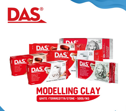 Das Clay Modelling kecil White Putih Tanah Liat Kerajinan Tangan Untuk Prakarya Tanpa Oven Best Air Dry Clay250 gram - 348800 Kesenian Lempung Bermacam Bentuk Sesuiai Keinginan Malang