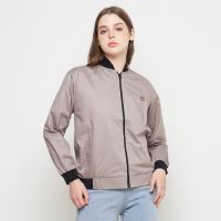 Jaket Bomber Polos Warna Khaky Unisex Pria dan Wanita JKSB104