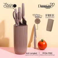 STEIN Diamond Amour Holder Knives 6in1- Pisau Set + Holder