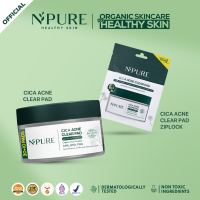NPURE Cica (Centella) Acne Gentle Exfoliation Pad 40 pcs / Kapas Eksfoliasi / Kulit Berjerawat / Komedo / Blackheads / Exfoliating / Calming / No Alcohol Fragrance / Hypoallaergenic / Dermatologically / Non Acnegenic / Aman Bumil Busui / HALAL