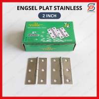 Engsel Plat Stainless 2″ Engsel Pintu Kandang Gerobak Tipis 2 Inch Stainless Steel