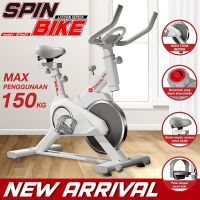 BG SPORT Sepeda Statis Spine Bike Model Elite 01 Black Alat Fitness Gym At Home