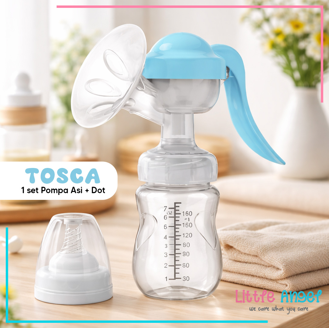 Pompa ASI Manual Breast Pump Botol Pompa Susu Bayi Dot BPA FREE Murah Impor COD