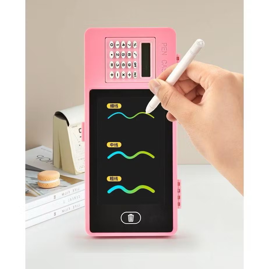 Kotak Pensil Anak Premium Waterproof dengan Desain 3D - Motif Starship/Unicorn/Dinosaurus