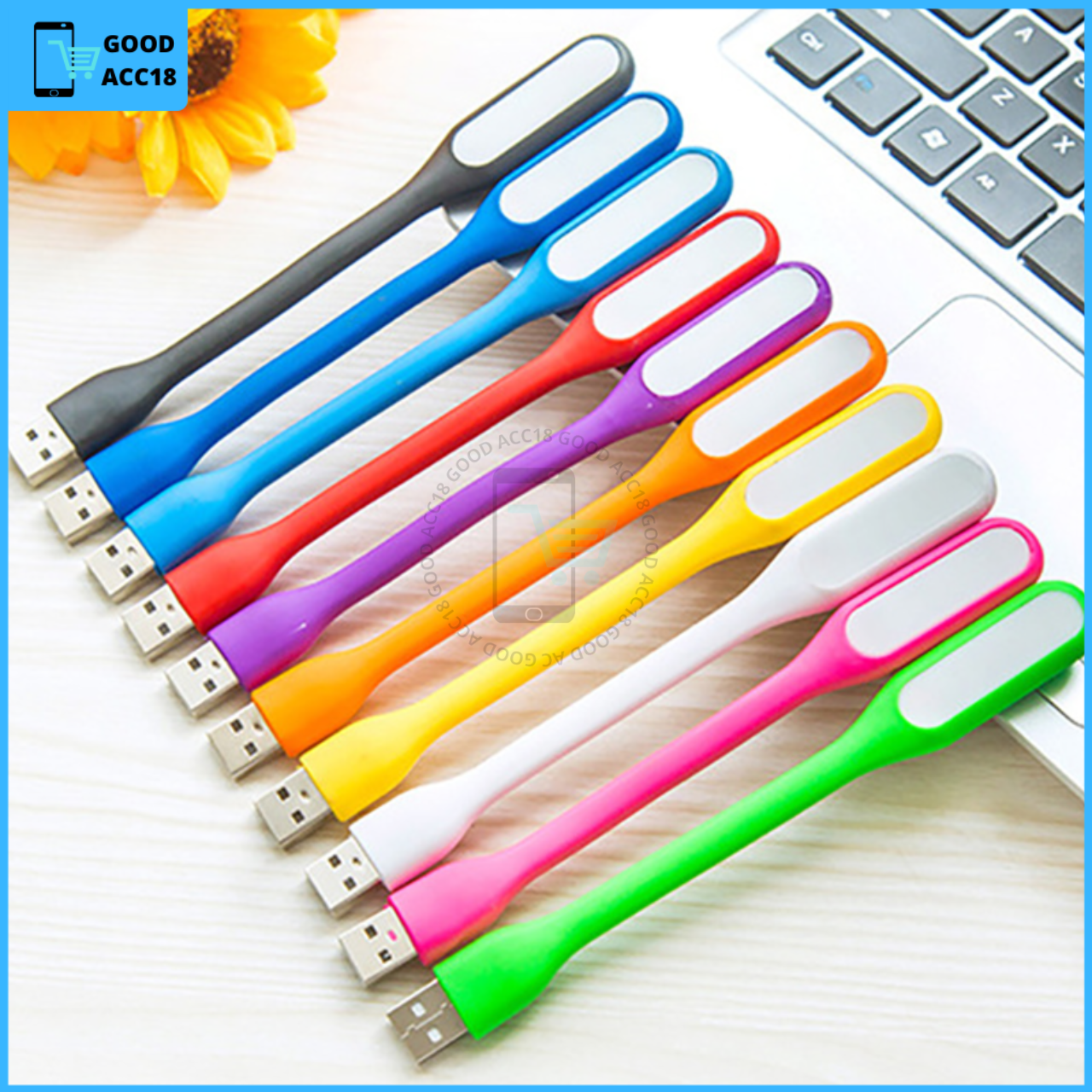 Lampu LED USB Fleksibel Model Sikat Gigi