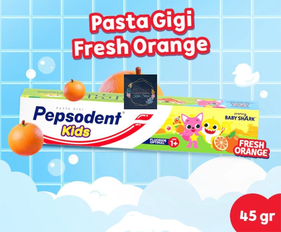 pasta gigi anak Pepsodent 45g Strawberry /bubble gum /fresh orange / odol anak bayi Pepsoden 45 gr