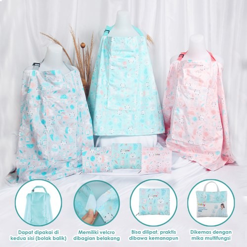 Nursing cover apron menyusui kiddy celemek menyusui