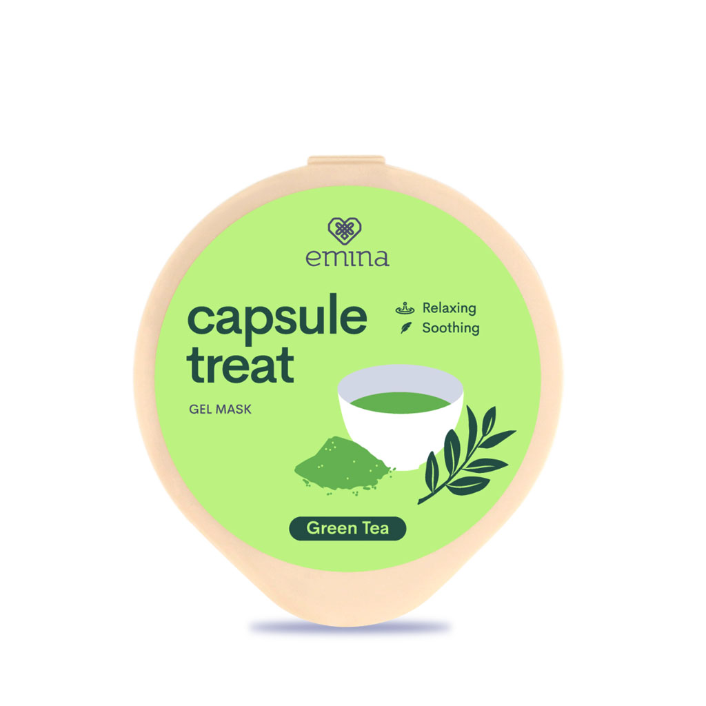 Emina Capsule Treat Gel Mask - Green Tea 10 ml