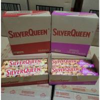 PROMO Silverqueen mede/almond/Berry Yoghurt 52 gram/28 gram 1 box (isi 10 pcs)