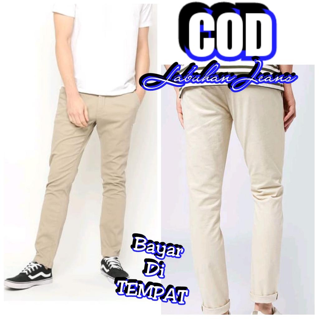celana chino promo gila gilaan tahun ini warna cream / celana cino original pria / celana casual lelaki / celana kantoran pria / bisa COD celana chino promo gila gilaan tahun ini warna cream / celana cino original pria / celana casual lelaki / celana kantoran pria / bisa cod