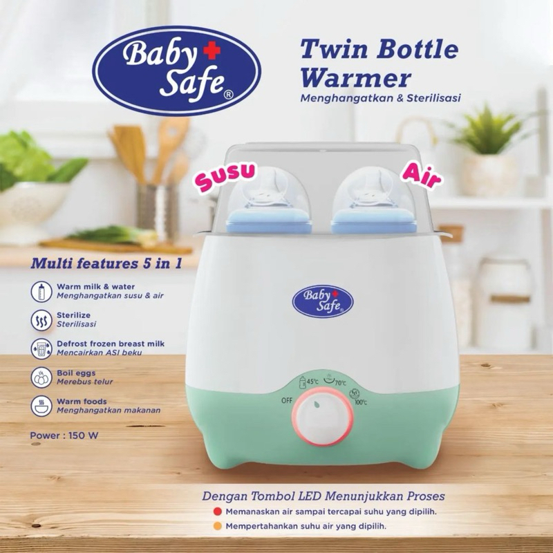 Baby Safe Perlengkapan Bayi Multi Function Bottle Sterilizer LB309