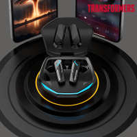 Lenovo Transformers TF-T10 Bluetooth headset Sports running noise reduction Bluetooth 5.4 Listening to songs Mini compact portable music game Listening to songs High sound quality creative gift
