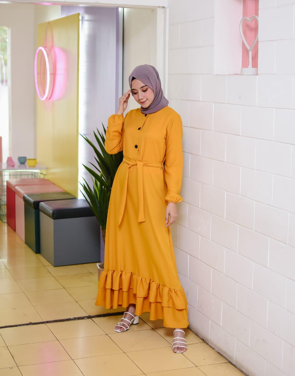 Baju Muslim Modern Gamis CINDY DRESS Moscrepe Baju Gamis Terusan Wanita Paling Laris Dan Trendy Baju Panjang Polos Muslim Dress Pesta Terbaru Maxi Muslimah Termurah Pakaian Modis Simple Casual Terbaru 2019 gamis wanita