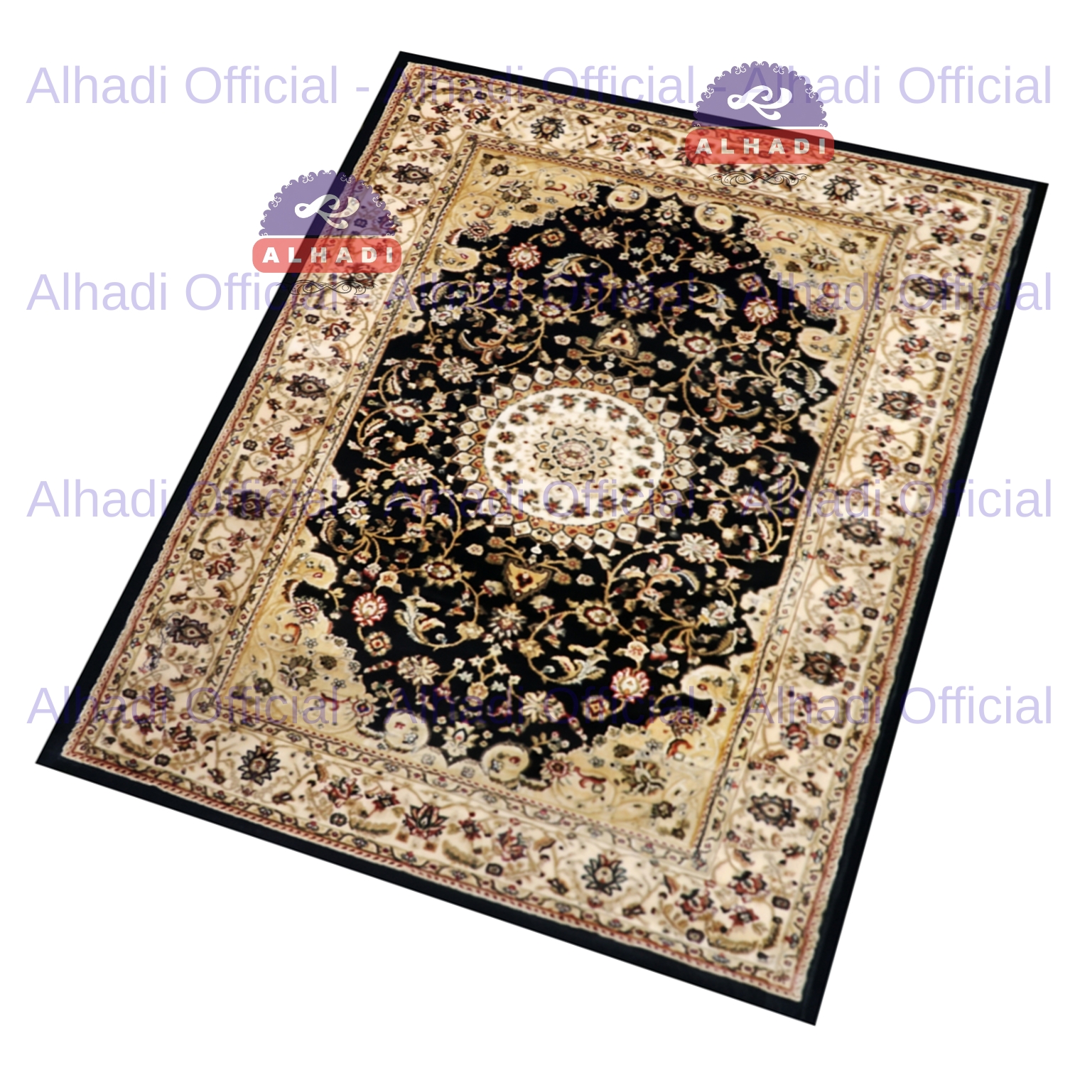 Alhadi Permadani 300 x 400 cm Tebal 14mm Karpet Lantai Lembut Imabel Genebel Tifabel Modern Klasik