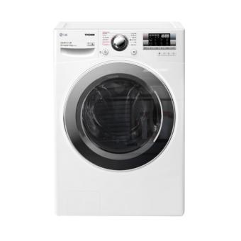 LG Front Load M Cuci F1014NTGW Putih Khusus Jabodetabek & Medan .