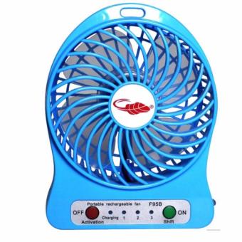 Kipas Angin USB Mini Fan Portable Dengan Baterai Charger