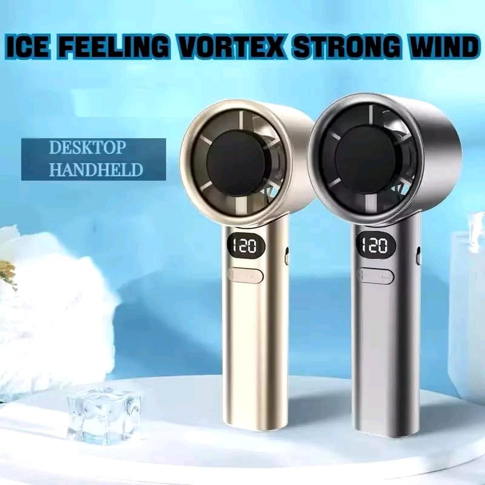 M11 Turbo Mini Kipas Angin - Portable Handheld Fan 15000mAh - LCD Power Display