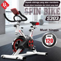BG SPIN BIKE SEPEDA STATIS FITNESS MODEL S-303 WHITE
